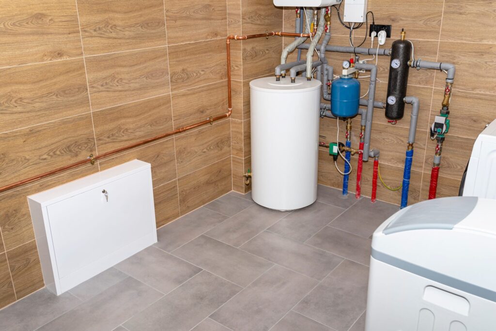 Residential water heater and plumbing system installed in Powder Springs